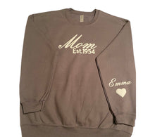 Load image into Gallery viewer, Est. Mom crewneck
