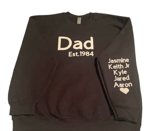 Est. Dad crewneck